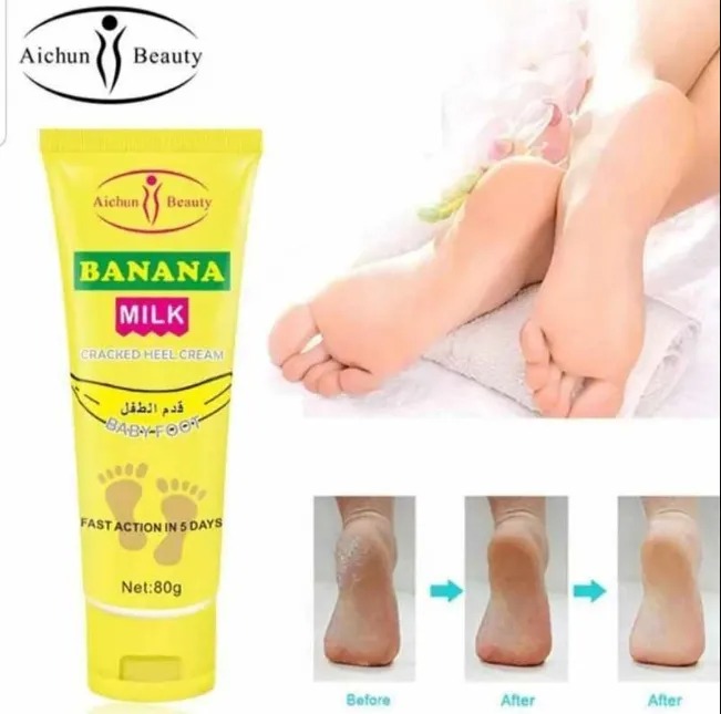 Banana Milk Cracked Heel Cream - 80 gm