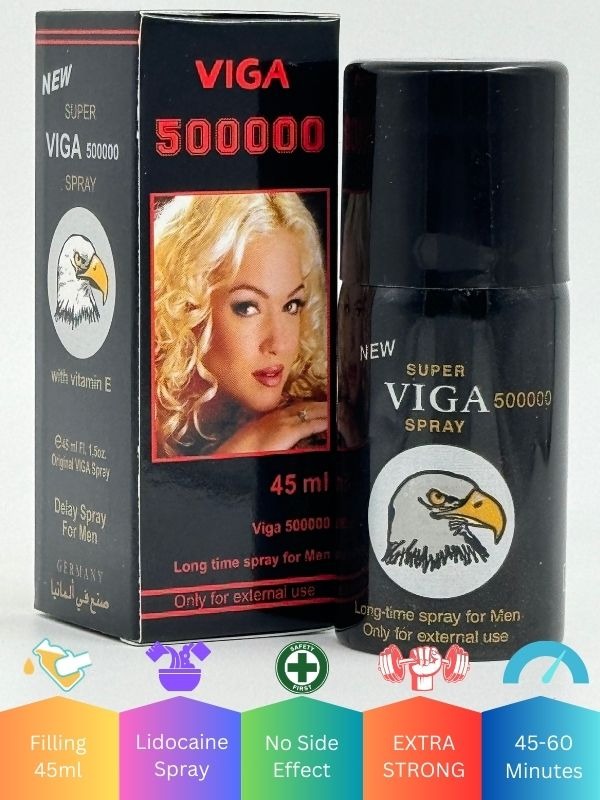 Original Viga 500000 Extra Strong Long Time Delay Spray For Men