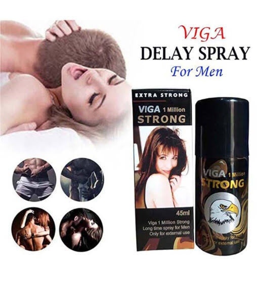 Viga 1 Million Extra Strong Long Time Delay Spray For Men45ml Original Viga 1 Million Extra Strong Long Time Delay Spray